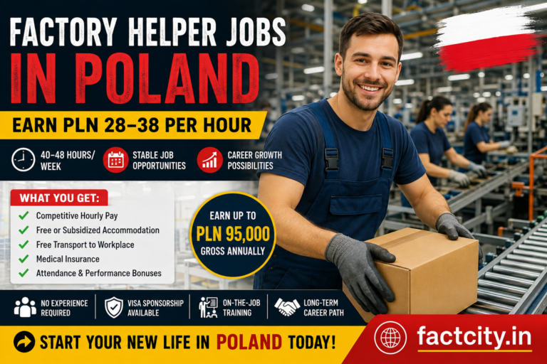 Factory Helper Jobs in Poland