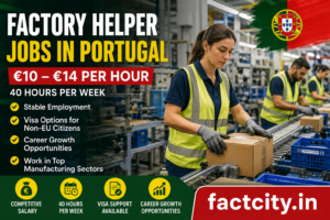 Factory Helper Jobs in Portugal