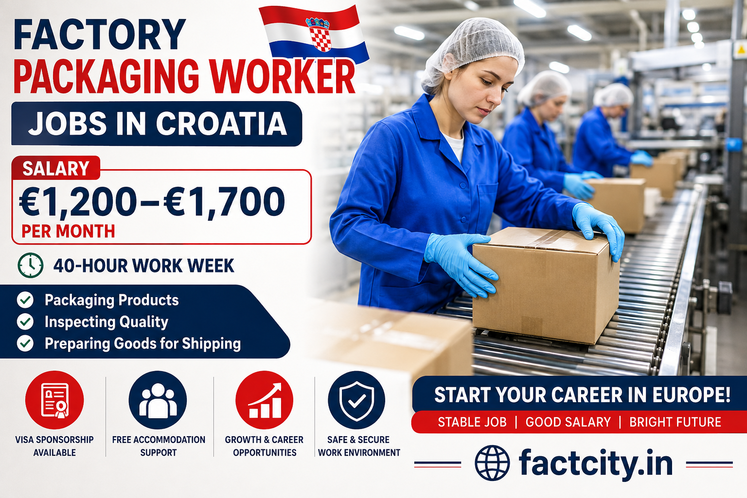 Factory Packaging Worker Jobs in Croatia