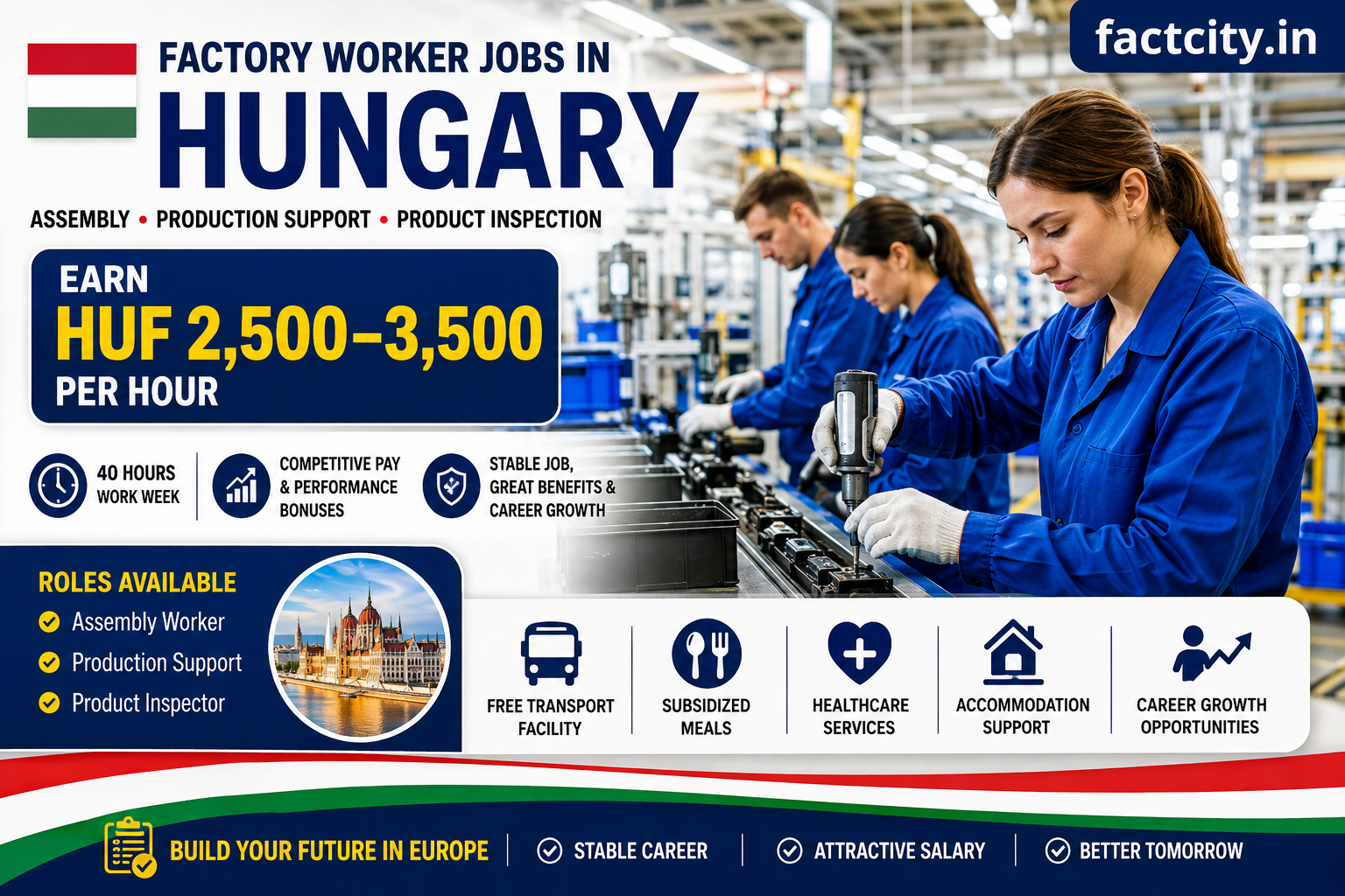 Factory Worker Jobs in Hungary