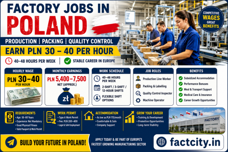 Factory Worker Jobs in Poland