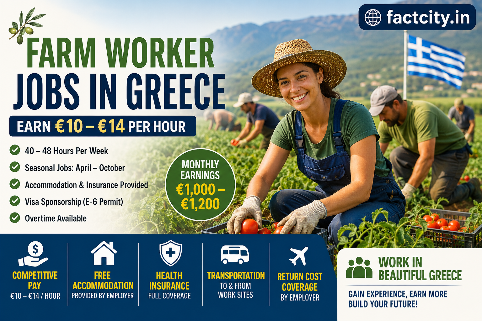 Farm Worker Jobs in Greece