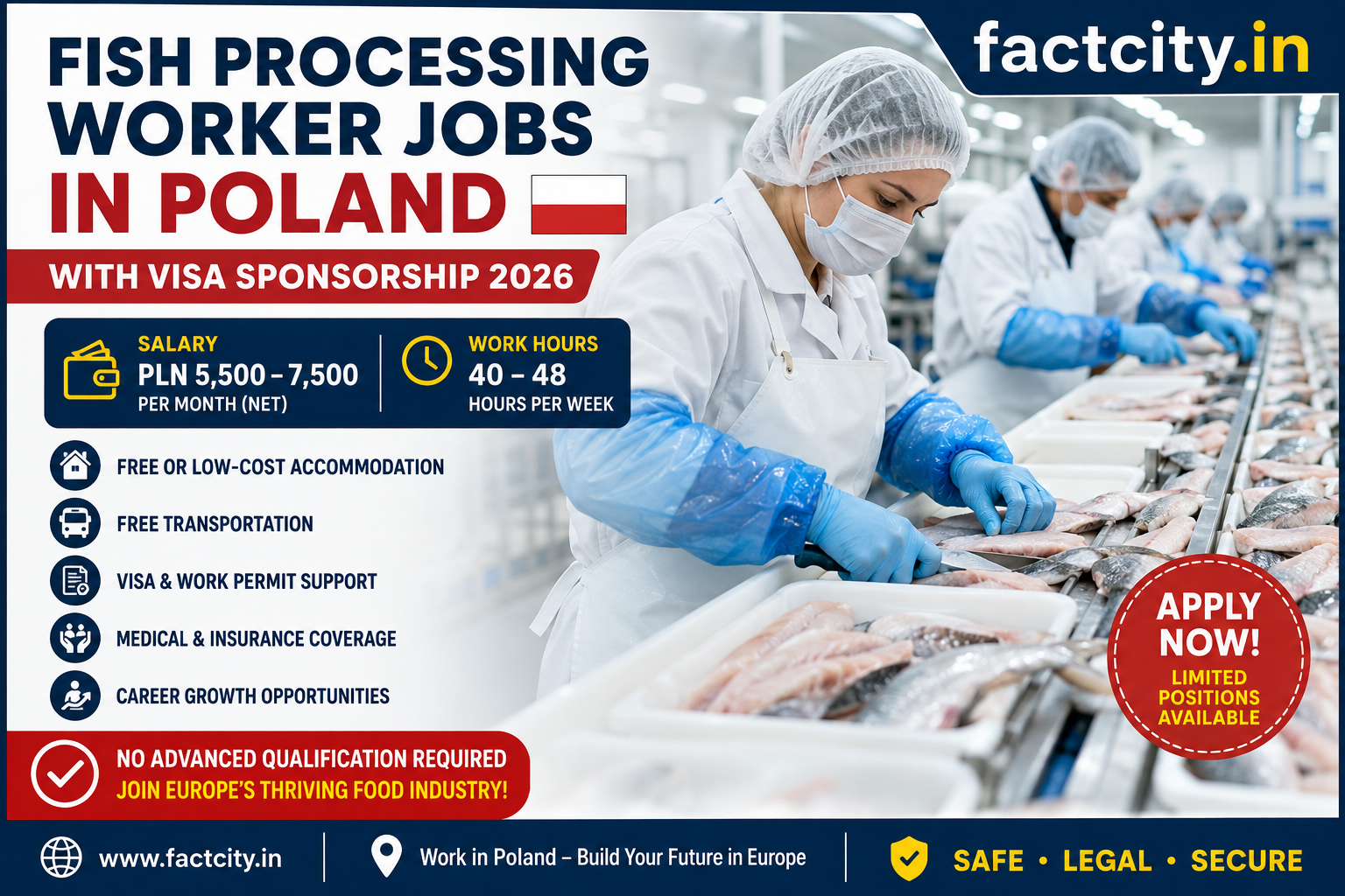 Fish Processing Worker Jobs in Poland