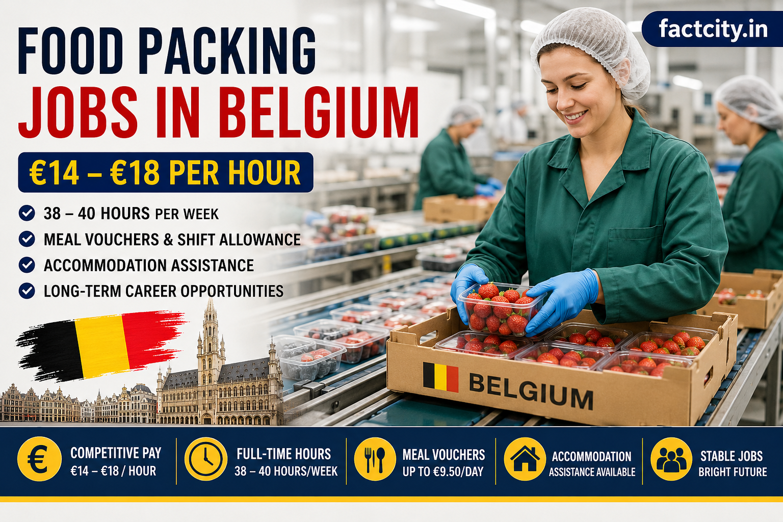Food Packing Jobs in Belgium