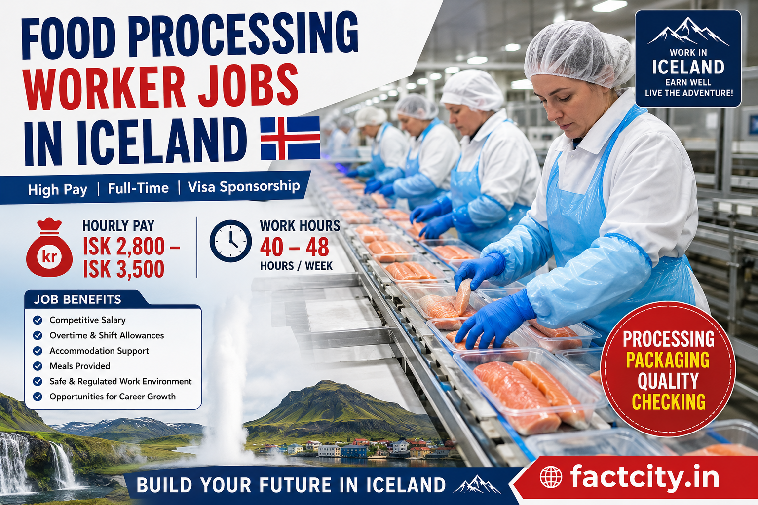 Food Processing Worker Jobs in Iceland