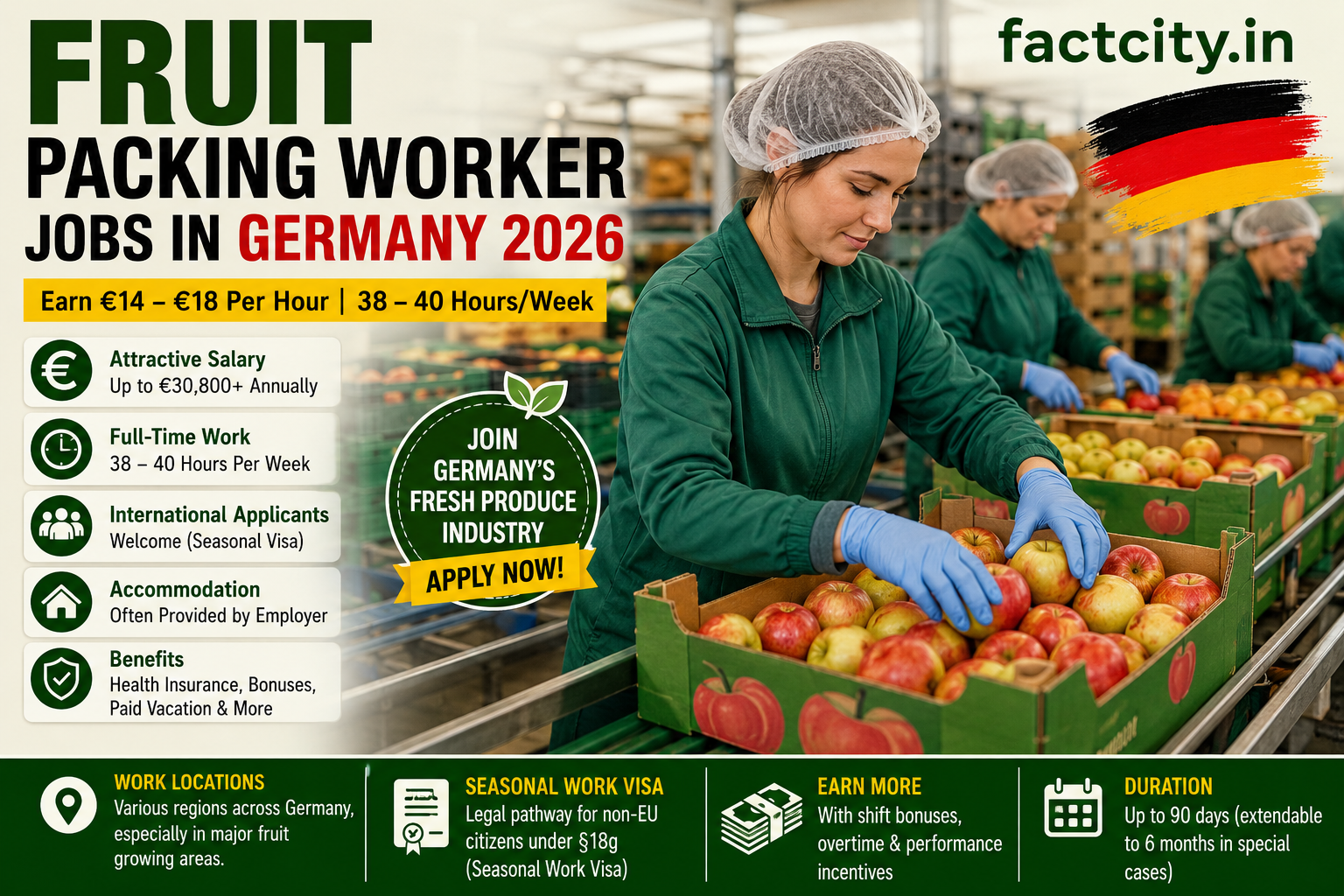 Fruit Packing Worker Jobs in Germany