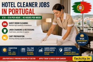 Hotel Cleaner Jobs in Portugal