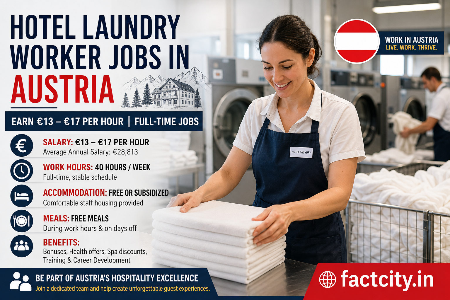 Hotel Laundry Worker Jobs in Austria