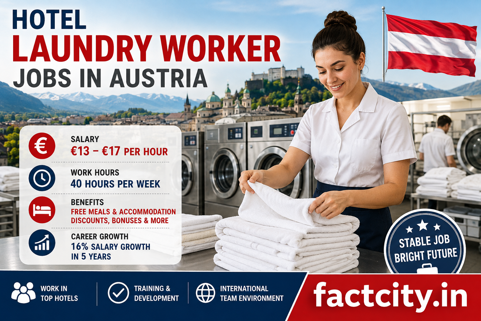 Hotel Laundry Worker Jobs in Austria