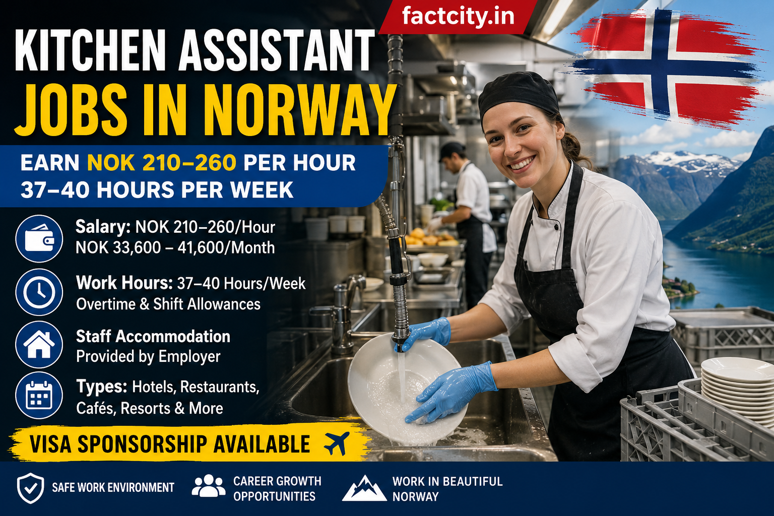 Kitchen Assistant Jobs in Norway
