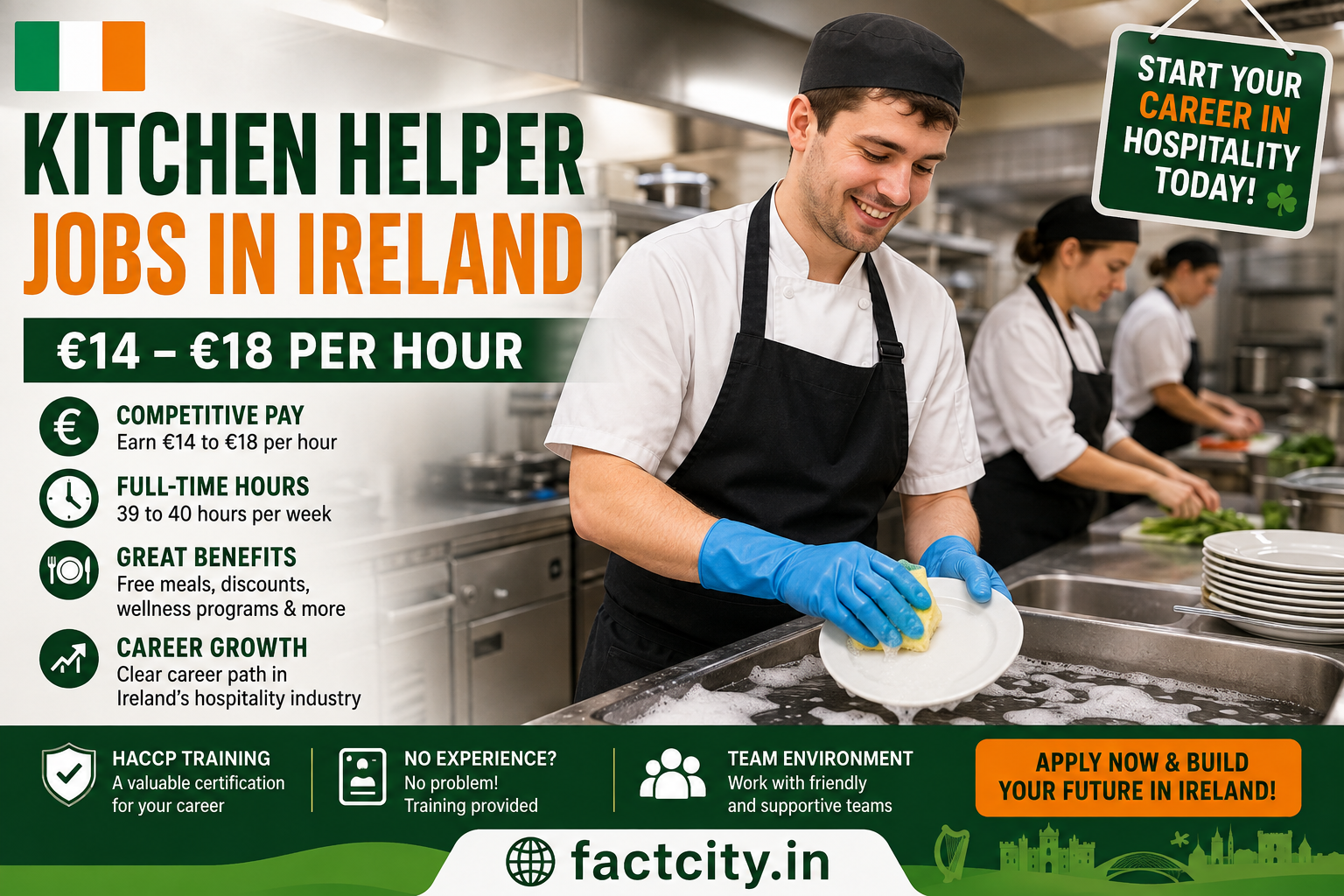 Kitchen Helper Jobs in Ireland