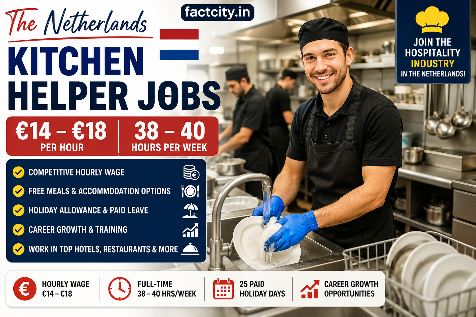 Kitchen Helper Jobs in Netherlands