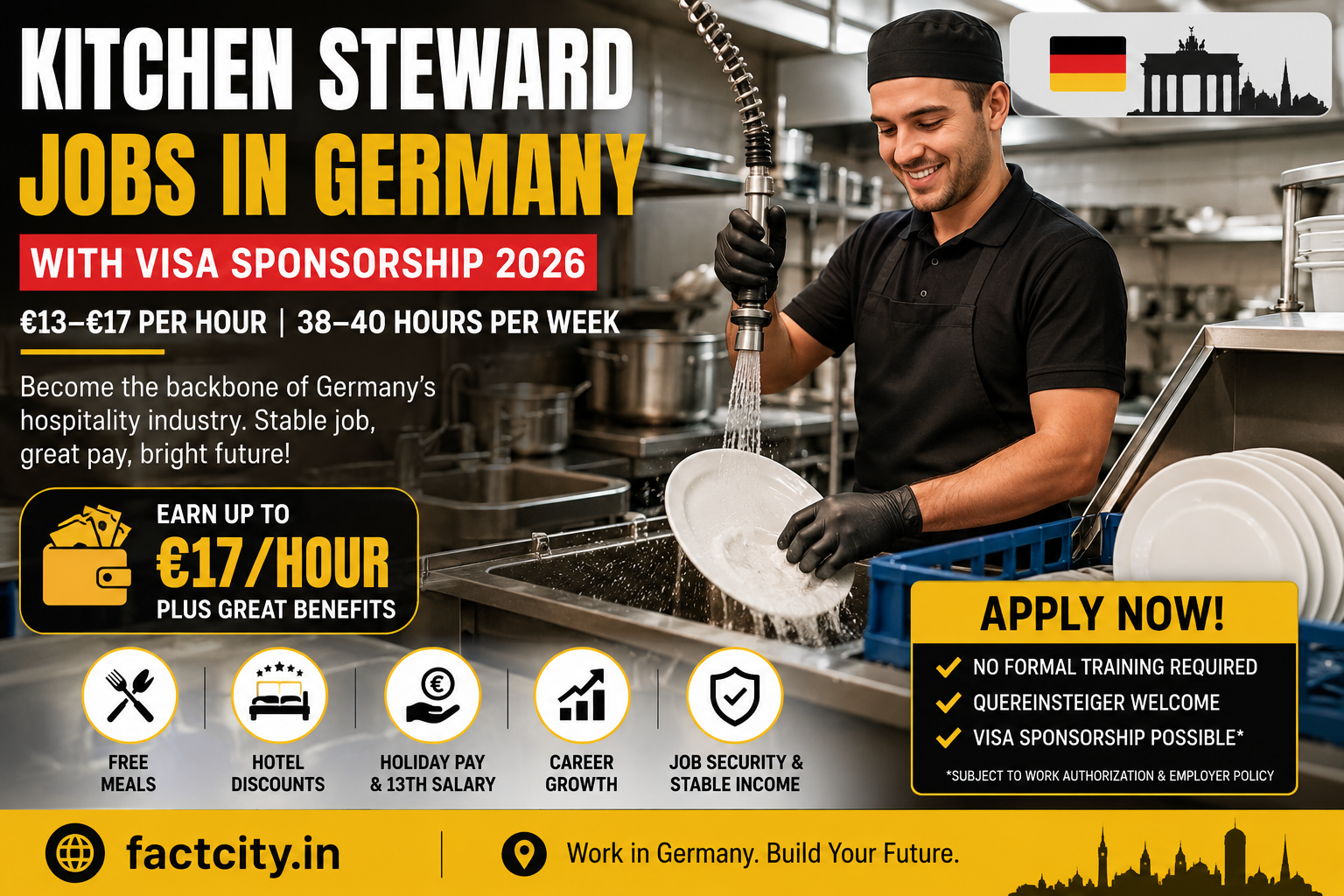 Kitchen Steward Jobs in Germany