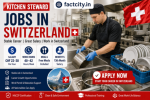 Kitchen Steward Jobs in Switzerland