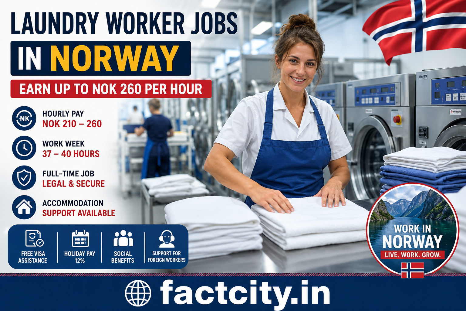 Laundry Worker Jobs in Norway
