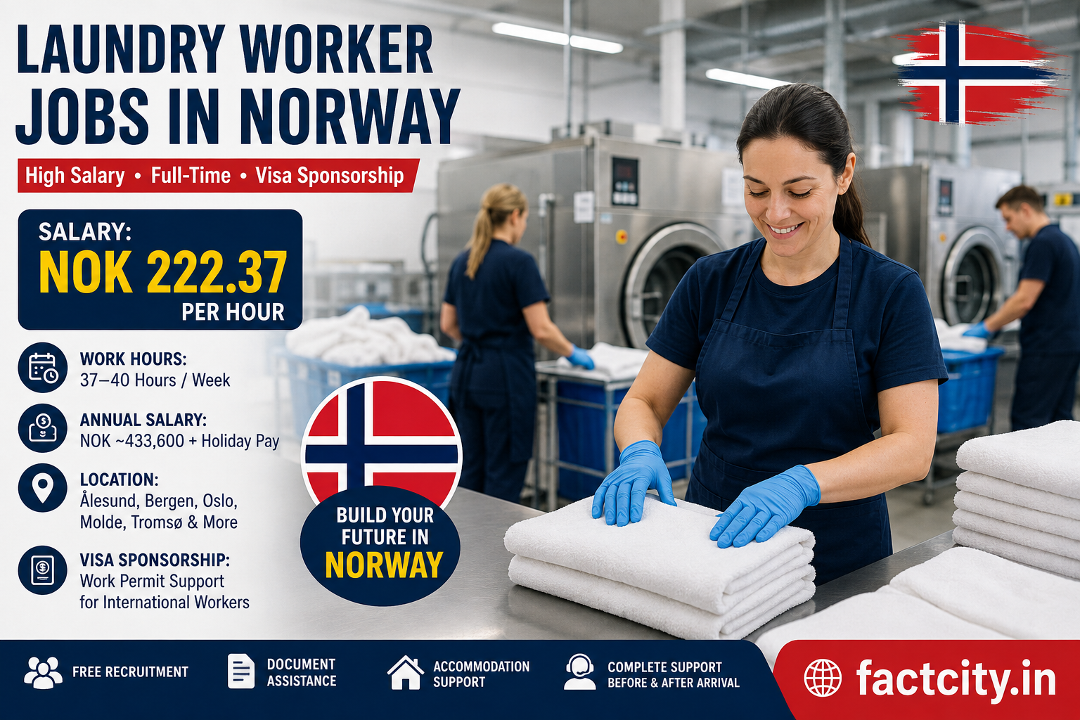 Laundry Worker Jobs in Norway