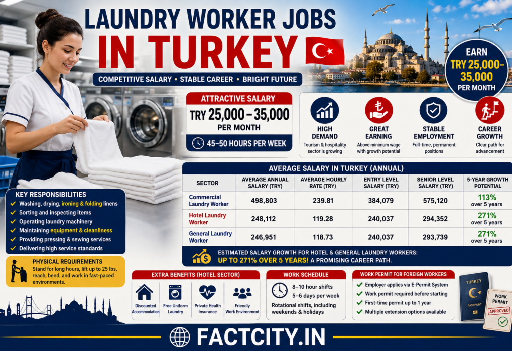 Laundry Worker Jobs in Turkey