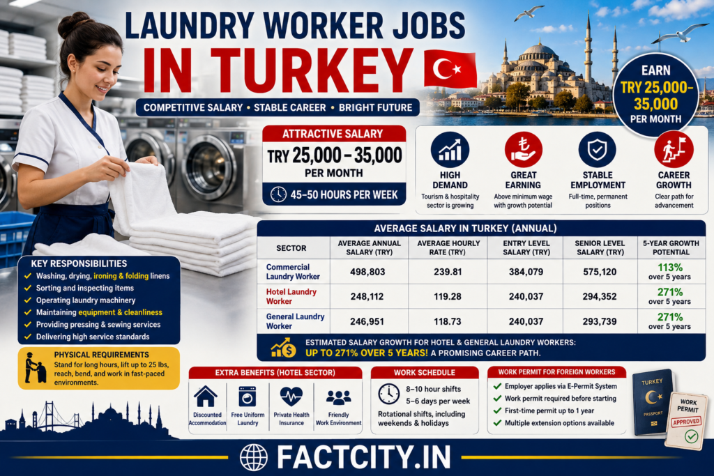 Laundry Worker Jobs in Turkey