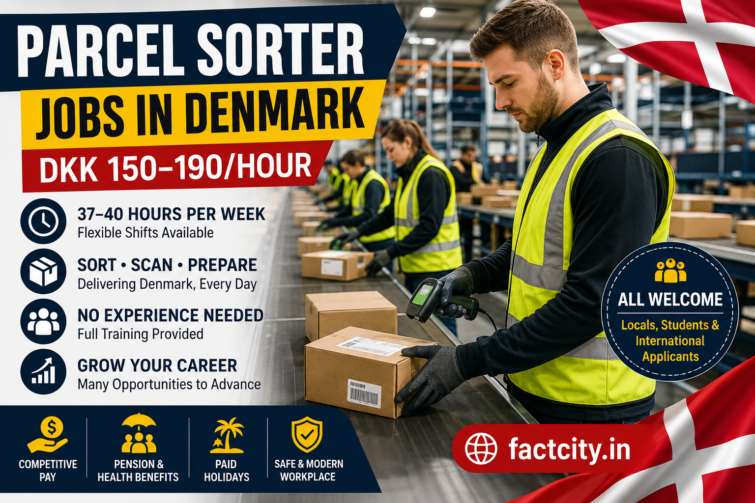 Parcel Sorter Jobs in Denmark