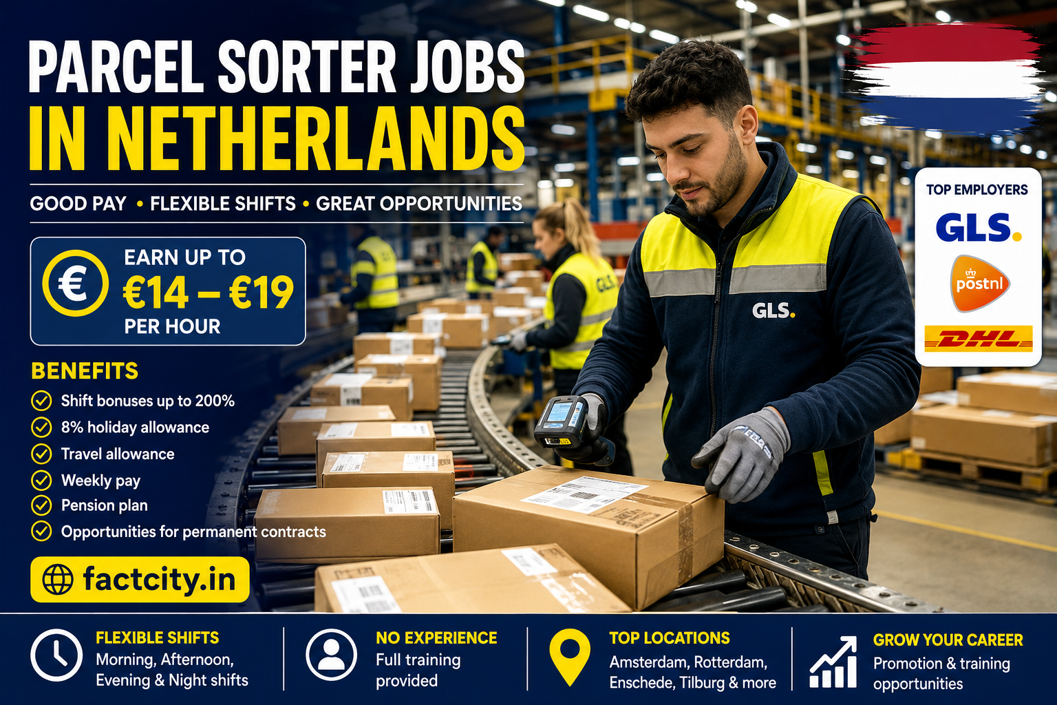 Parcel Sorter Jobs in Netherlands