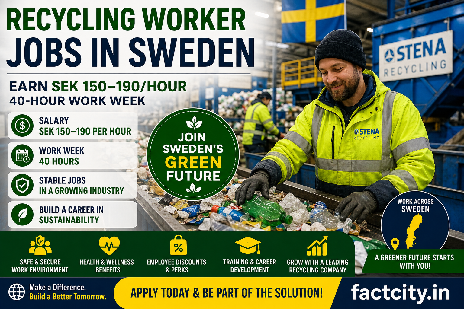 Recycling Worker Jobs in Sweden