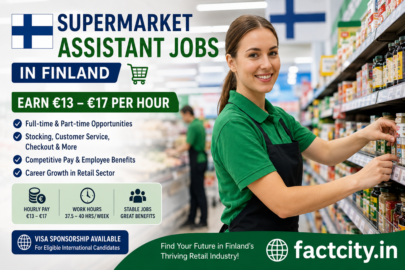 Supermarket Assistant Jobs in Finland