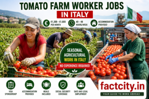 Tomato Farm Worker Jobs in Italy