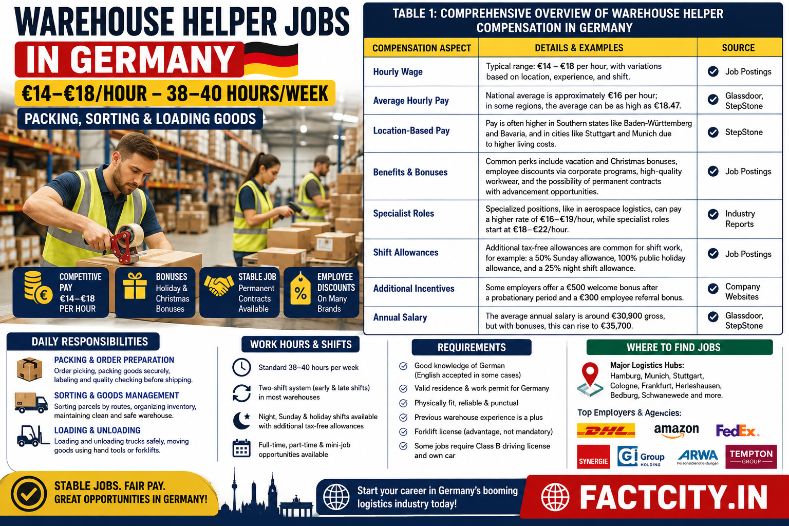 Warehouse Helper Jobs in Germany