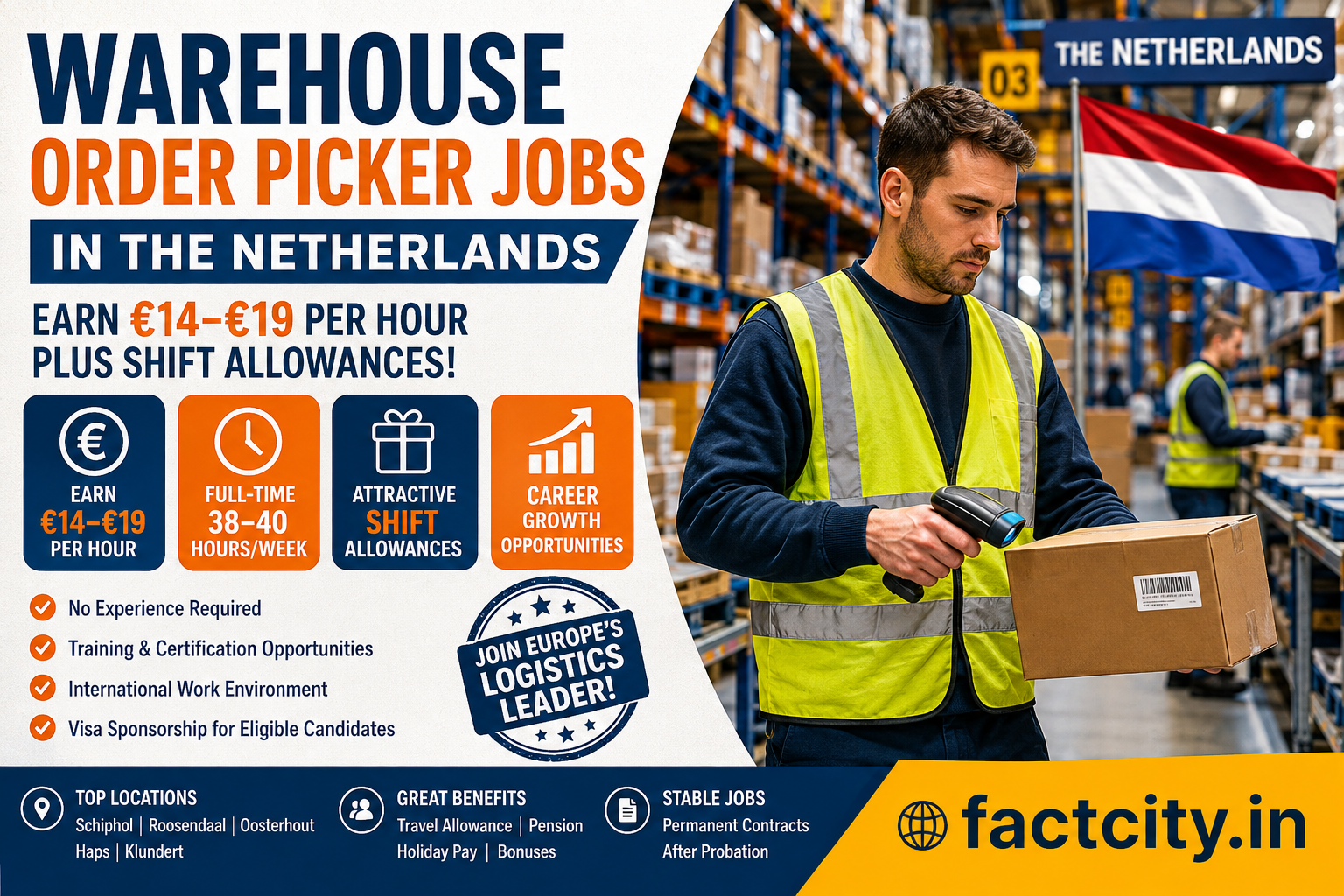 Warehouse Order Picker Jobs in Netherlands