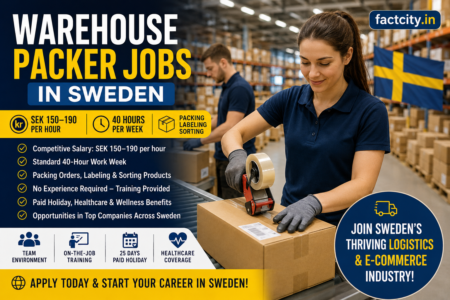 Warehouse Packer Jobs in Sweden
