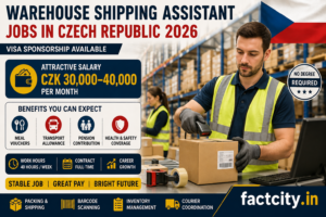 Warehouse Shipping Assistant Jobs in Czech Republic