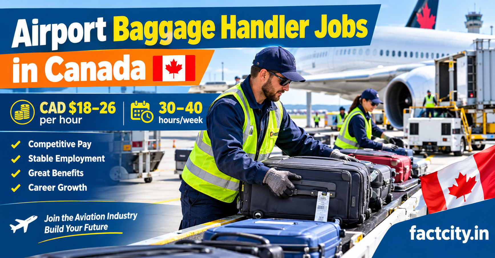 Airport Baggage Handler Jobs in Canada