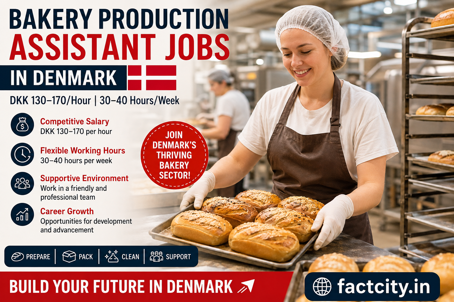 Bakery Production Assistant Jobs in Denmark