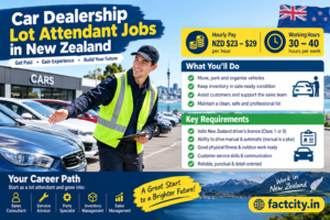 Car Dealership Lot Attendant Jobs in New Zealand