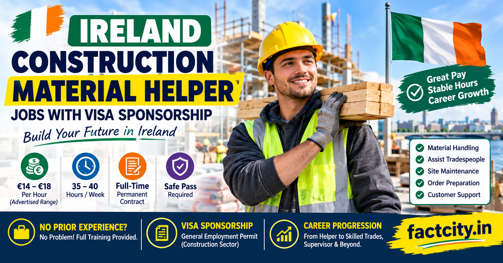 Construction Material Helper Jobs in Ireland