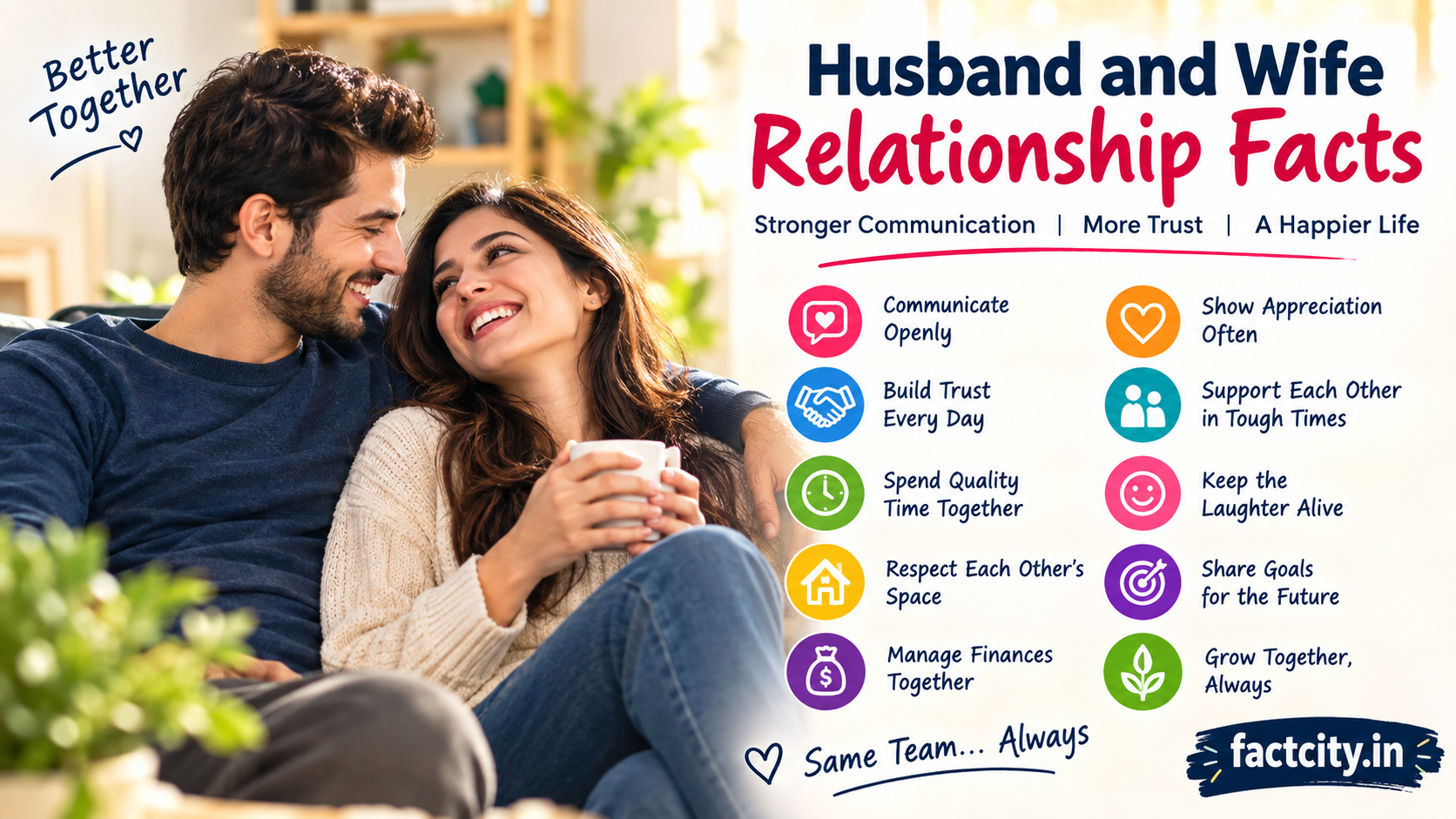 Facts About Husband And Wife Relationship