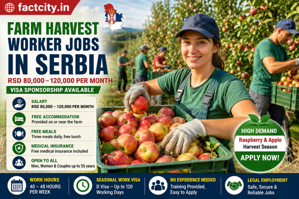 Farm Harvest Worker Jobs in Serbia