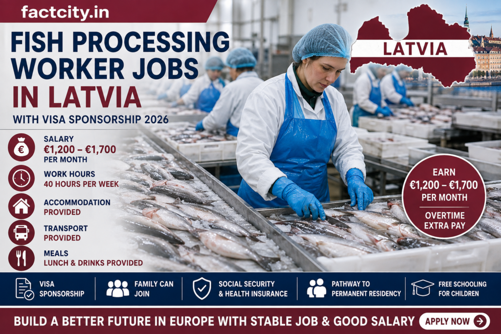 Fish Processing Worker Jobs in Latvia