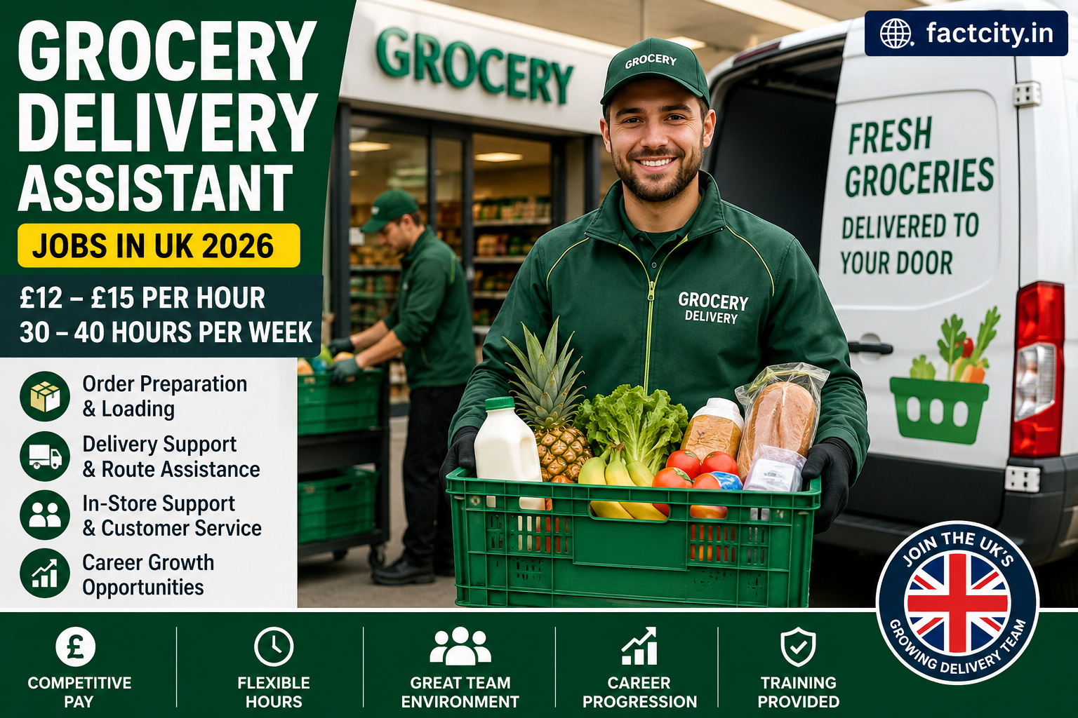 Grocery Delivery Assistant Jobs in the United Kingdom