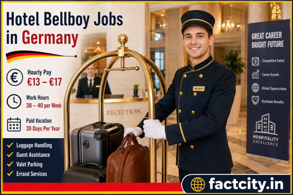 Hotel Bellboy Jobs in Germany