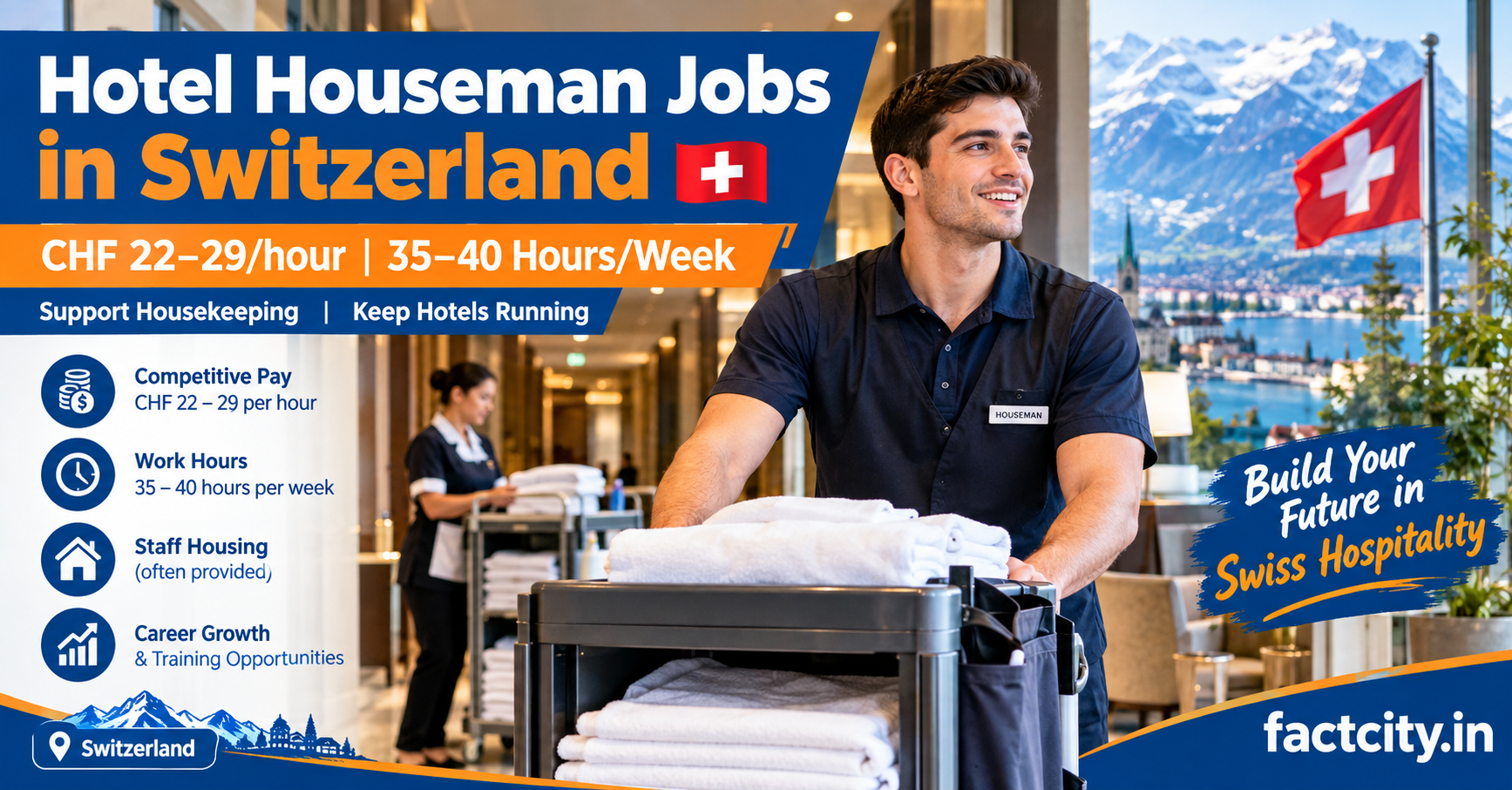 Hotel Houseman Jobs in Switzerland