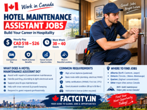 Hotel Maintenance Assistant Jobs in Canada