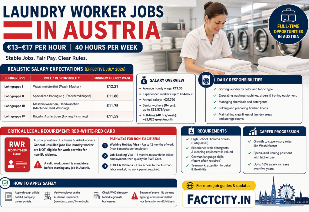 Laundry Worker Jobs in Austria