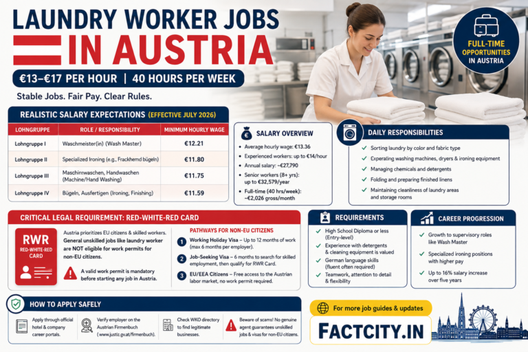 Laundry Worker Jobs in Austria