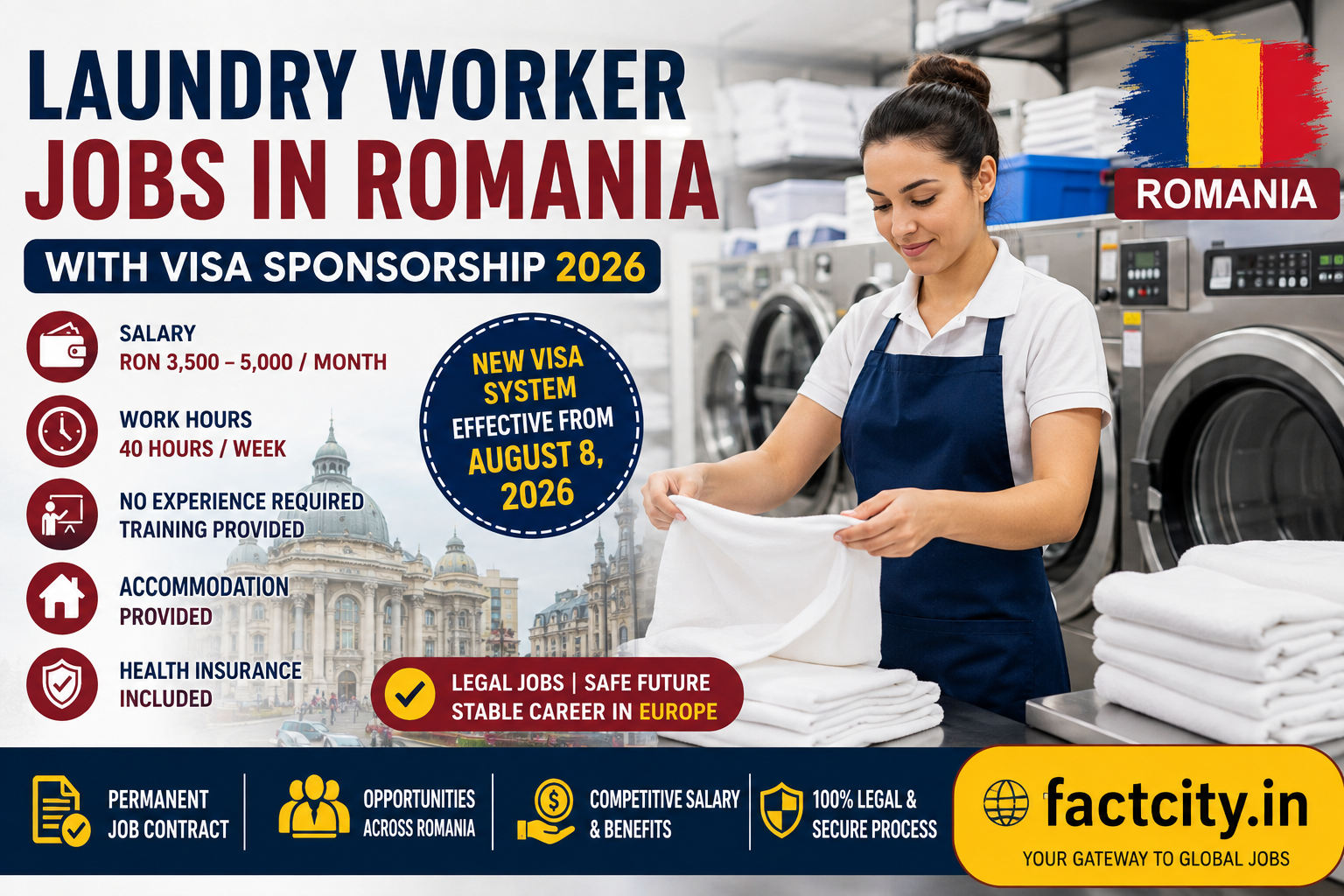 Laundry Worker Jobs in Romania