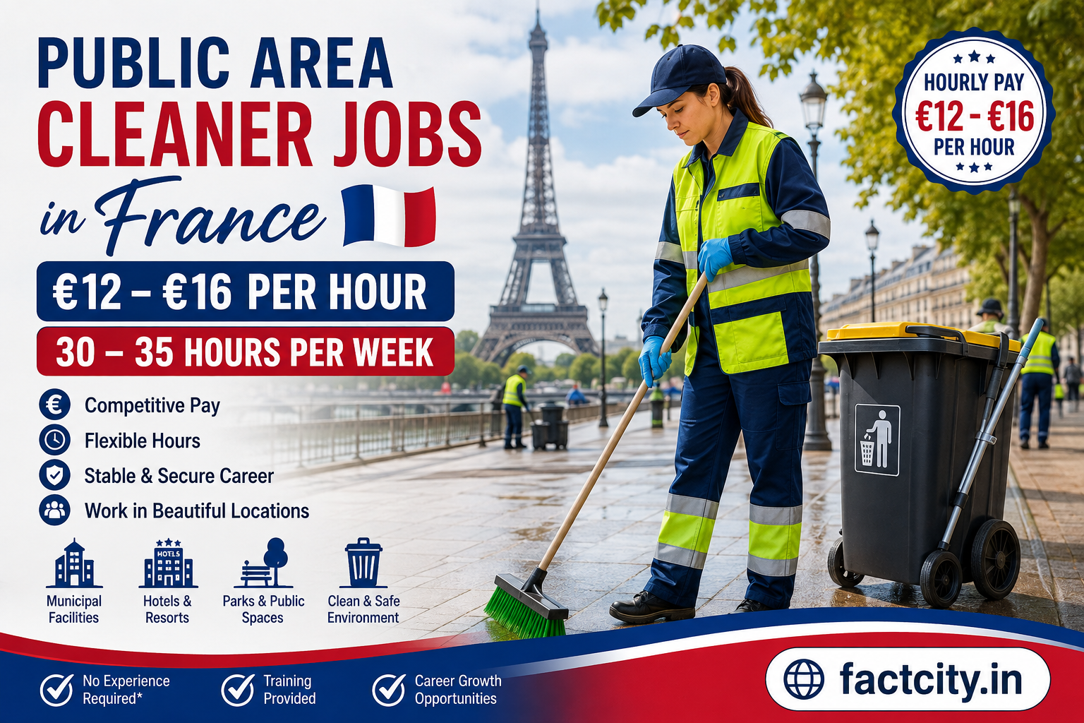 Public Area Cleaner Jobs in France