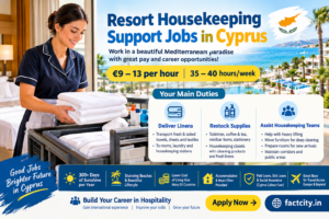 Resort Housekeeping Support Jobs in Cyprus