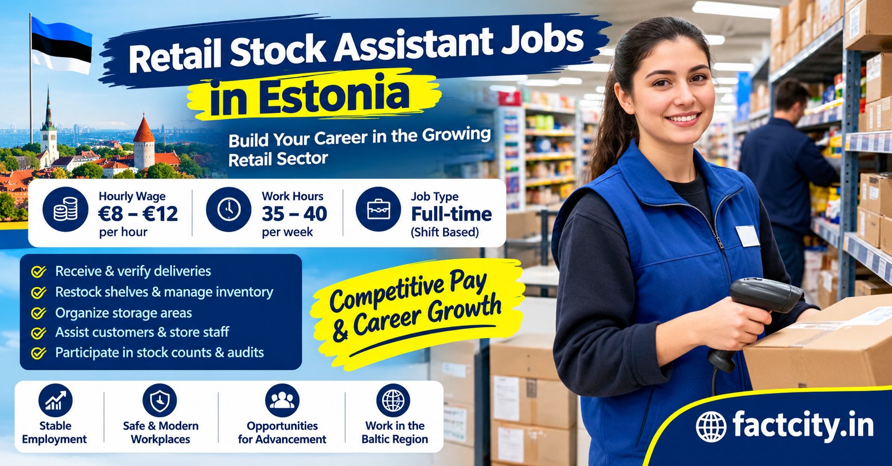 Retail Stock Assistant Jobs in Estonia