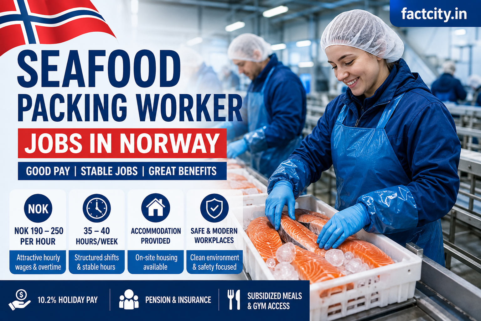 Seafood Packing Worker Jobs in Norway