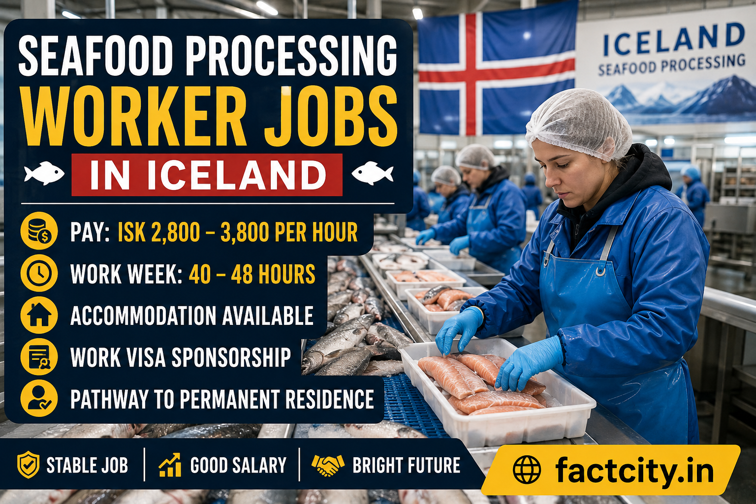 Seafood Processing Worker Jobs in Iceland